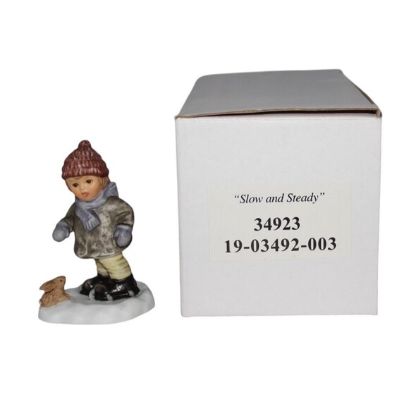 Goebel Hummel “Slow And Steady” Porcelain Figurine BH 101/P Original Box COA - Picture 1 of 8